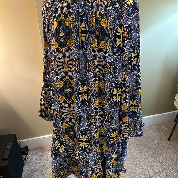 Anne Taylor LOFT Floral Pattern Dress Size L - Picture 6 of 7